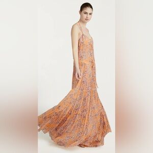 Cinq a Sept trailing orchid Alina coverup dress